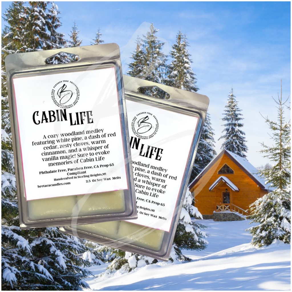 Cabin life 2.5 oz Soy Wax Melts