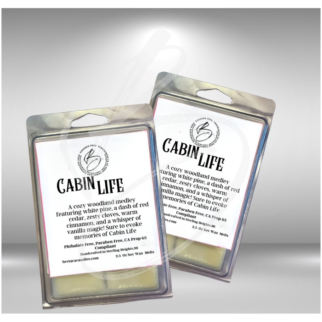 Cabin life 2.5 oz Soy Wax Melts