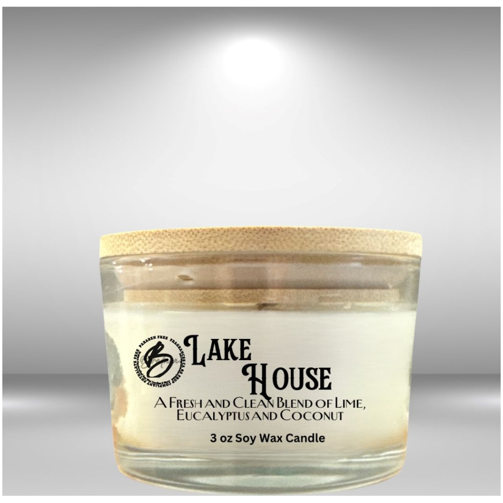 Lake House Lime and Eucalyptus Scented Soy Wax Candles and Melts - Image 3