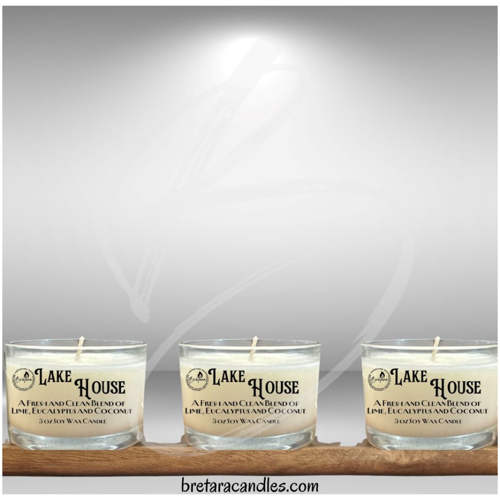 Lake House Lime and Eucalyptus Scented Soy Wax Candles and Melts - Image 5