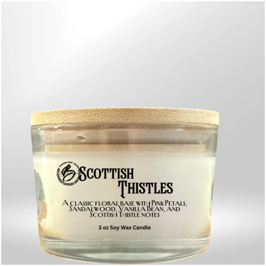 Scottish Thistles Soy Wax Candles and Melts - Image 3