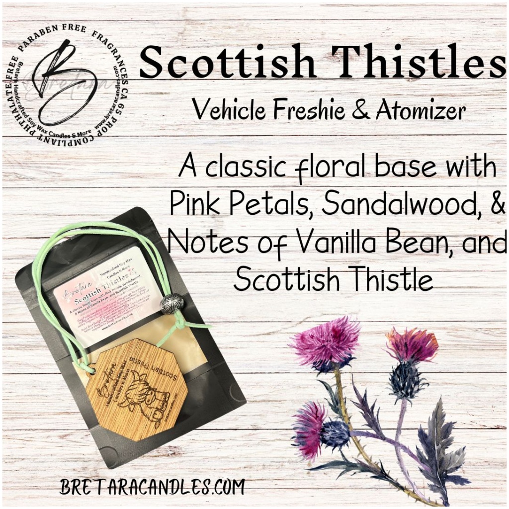 Scottish Thistles Soy Wax Candles and Melts - Image 9