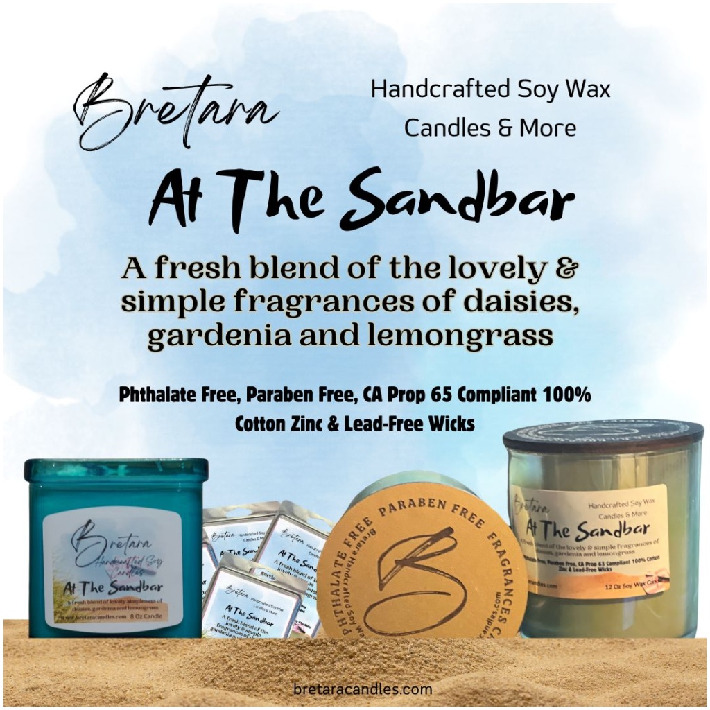 At the Sandbar 8 Oz Soy Wax Candle - Image 6