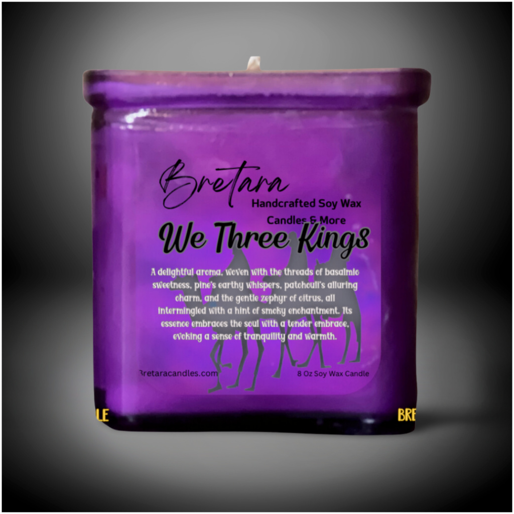 We Three Kings Frankincense and Myrrh 8 Oz Scented Soy Wax Candle