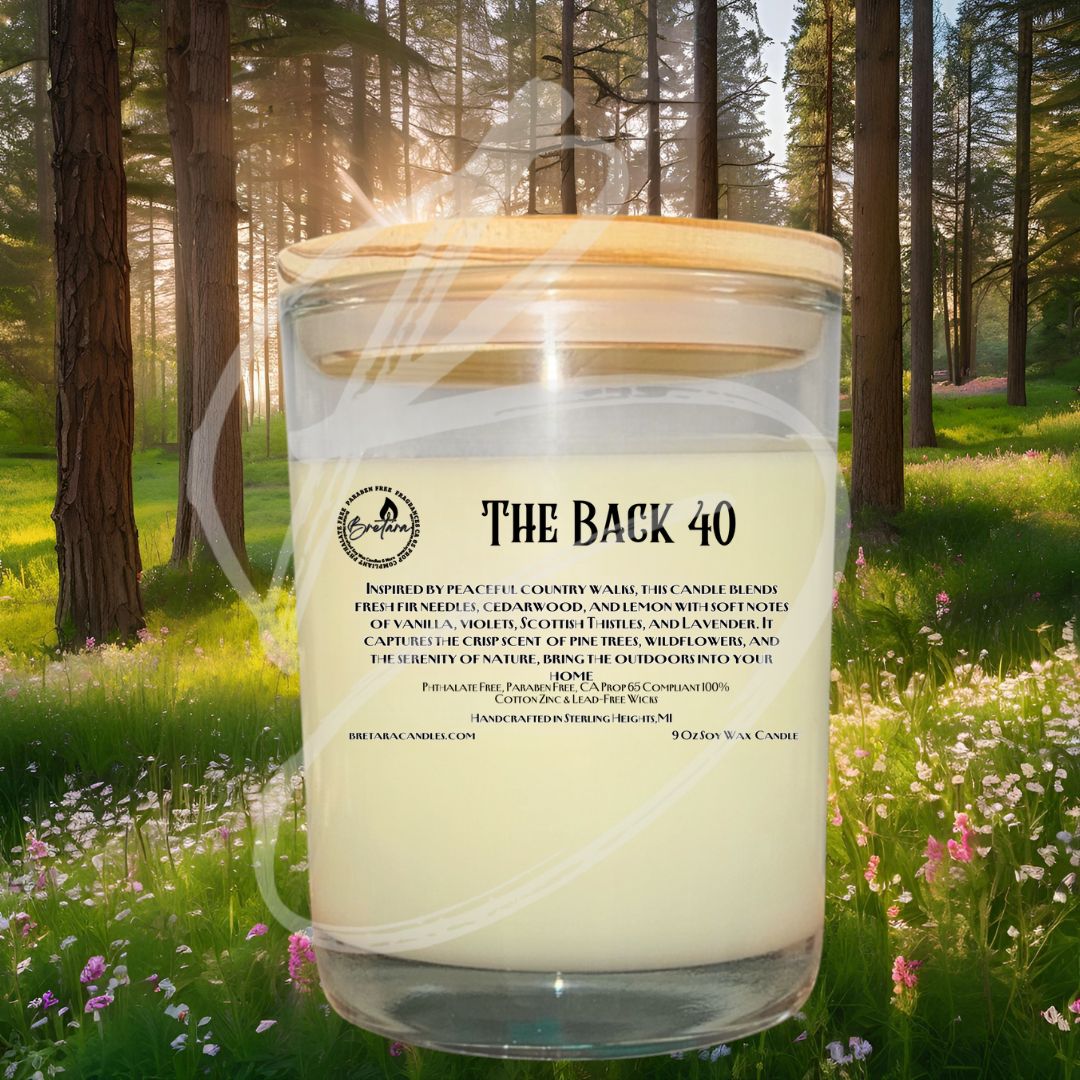 The Back 40 9 Oz Soy Wax Candle