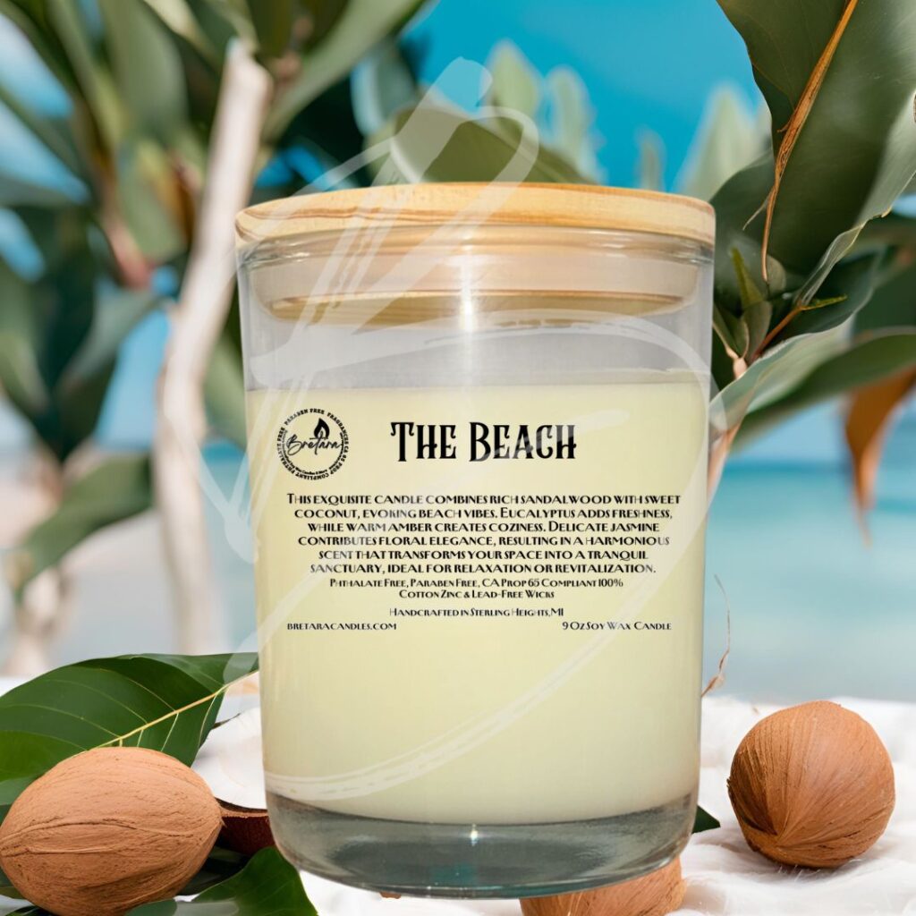 The Beach 9 Oz Soy Wax Candle