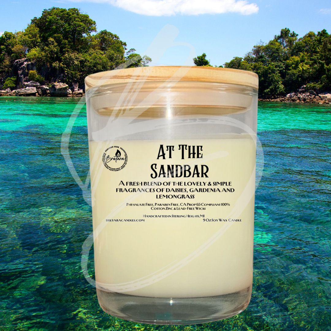 At the Sandbar 9 Oz Soy Wax Candle - Seasonal 